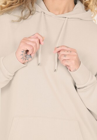 NOU Sweatshirtkleid 'Rala' in Braun