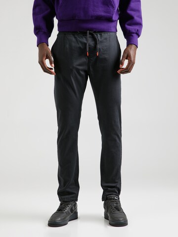 INDICODE JEANS Slim fit Pants 'Osborne' in Black: front