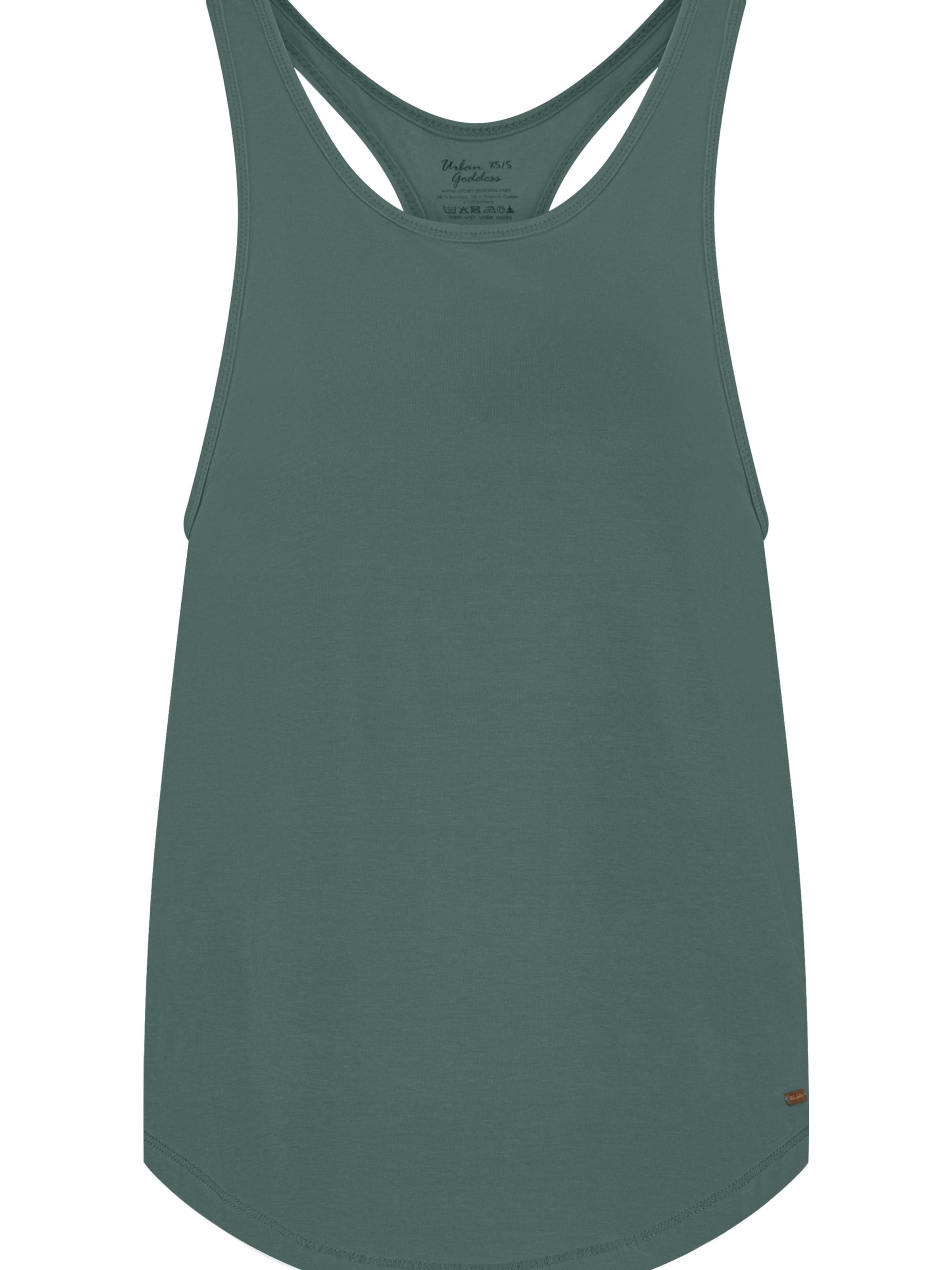 Urban Goddess Yoga & Activewear Sporttop 'Maya Yoga & Pilates Sports'‌‌‌‌ in Grün: Vorderseite