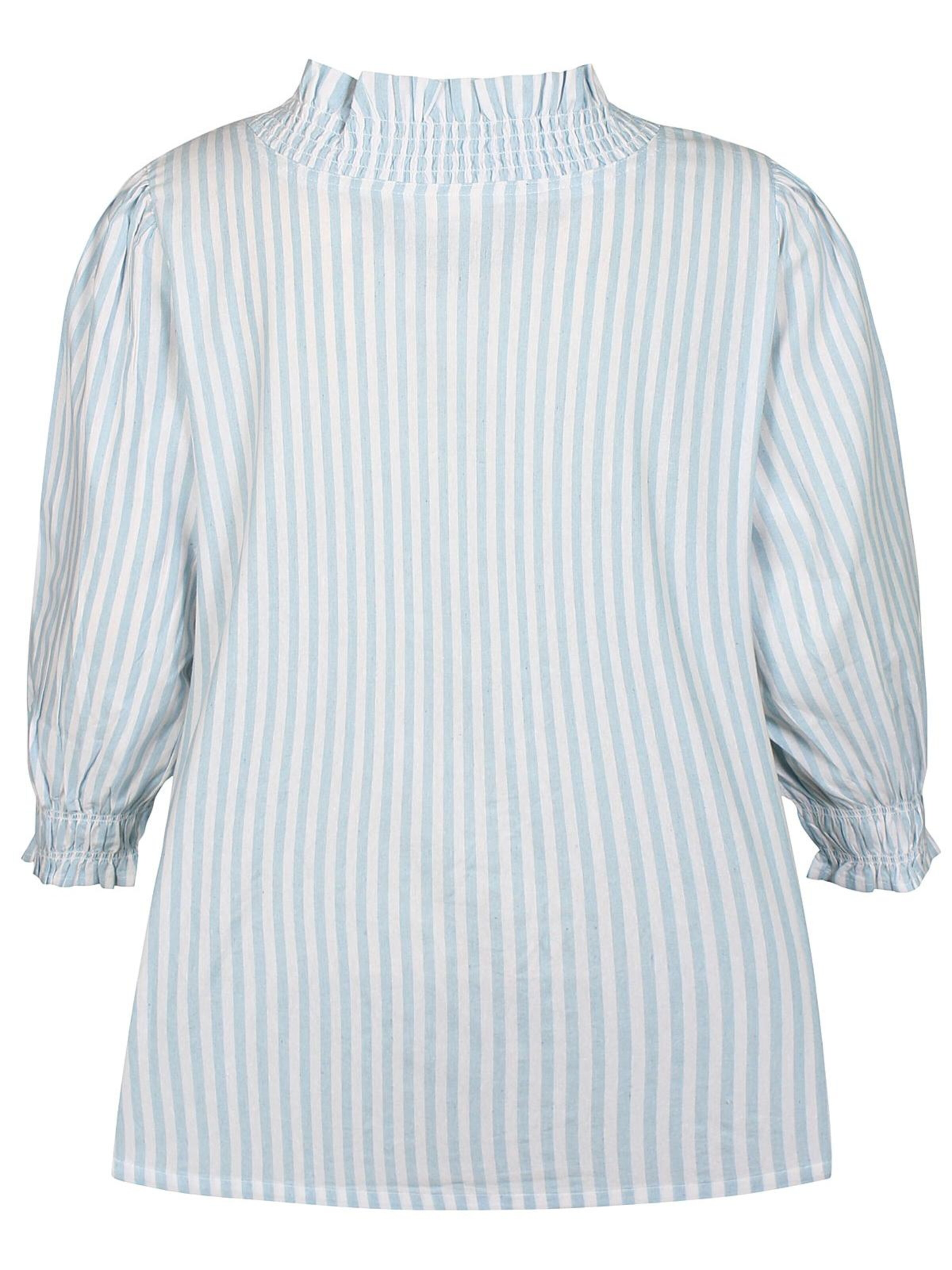 Chemisier 'Cira 993' ze-ze en bleu