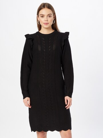 OBJECT Knitted dress 'Portia' in Black: front