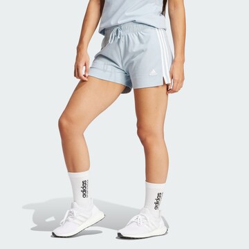 ADIDAS SPORTSWEARregular Sportske hlače 'Essentials' - plava boja: prednji dio