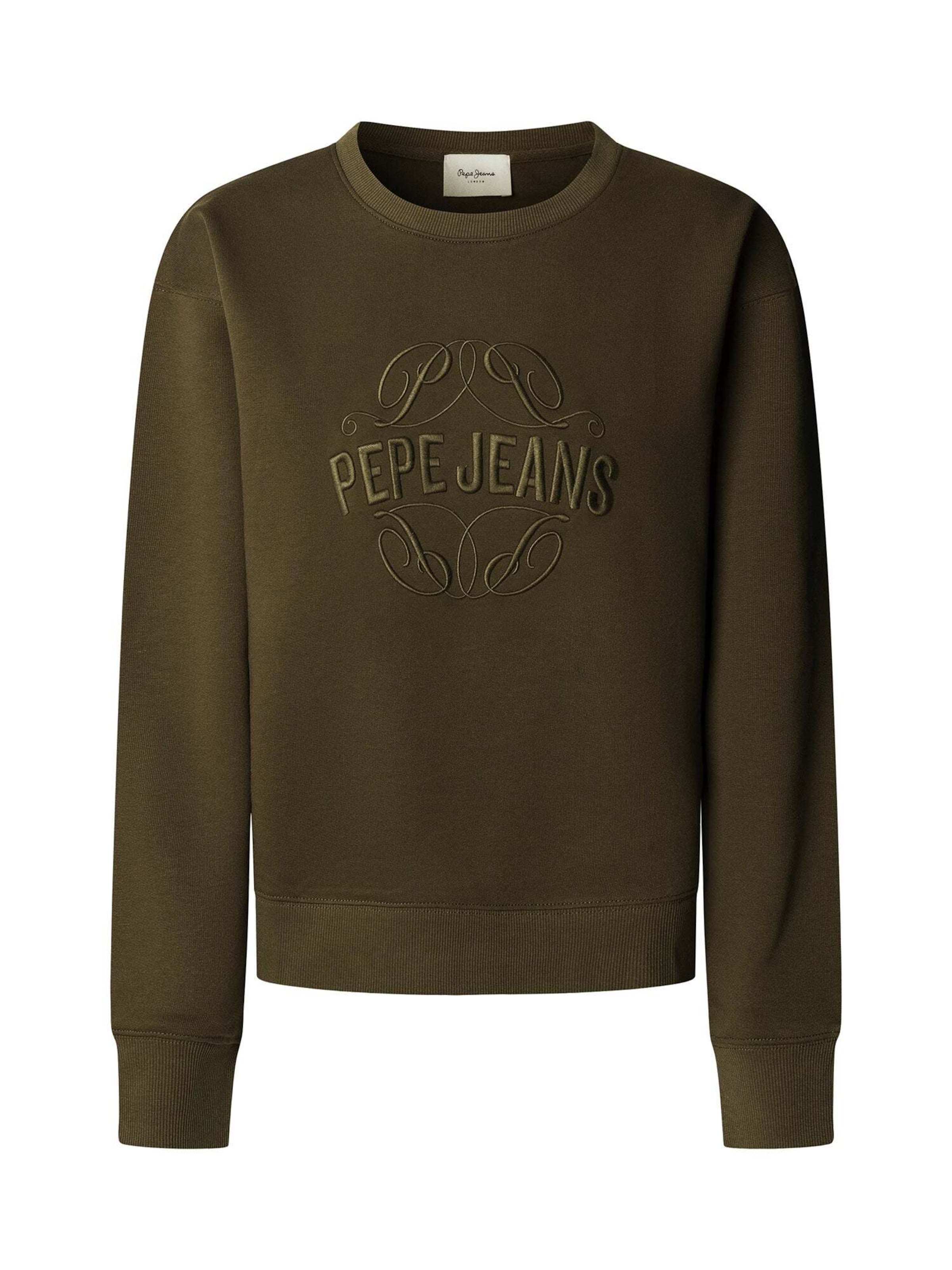 Pepe Jeans Sweatshirt 'Maat' in Grün: Vorderseite