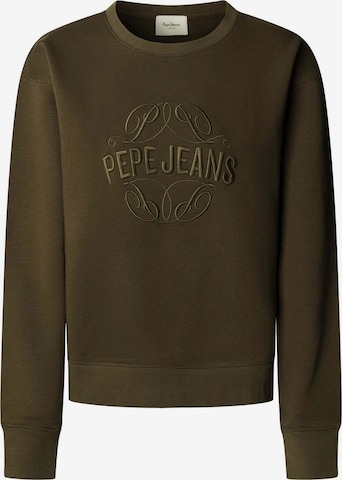Felpa 'Maat' di Pepe Jeans in verde: frontale