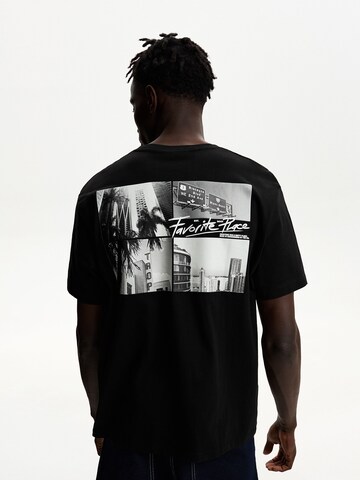 Bershka Shirt in Black: front