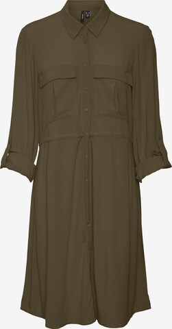 Robe-chemise VERO MODA en vert : devant