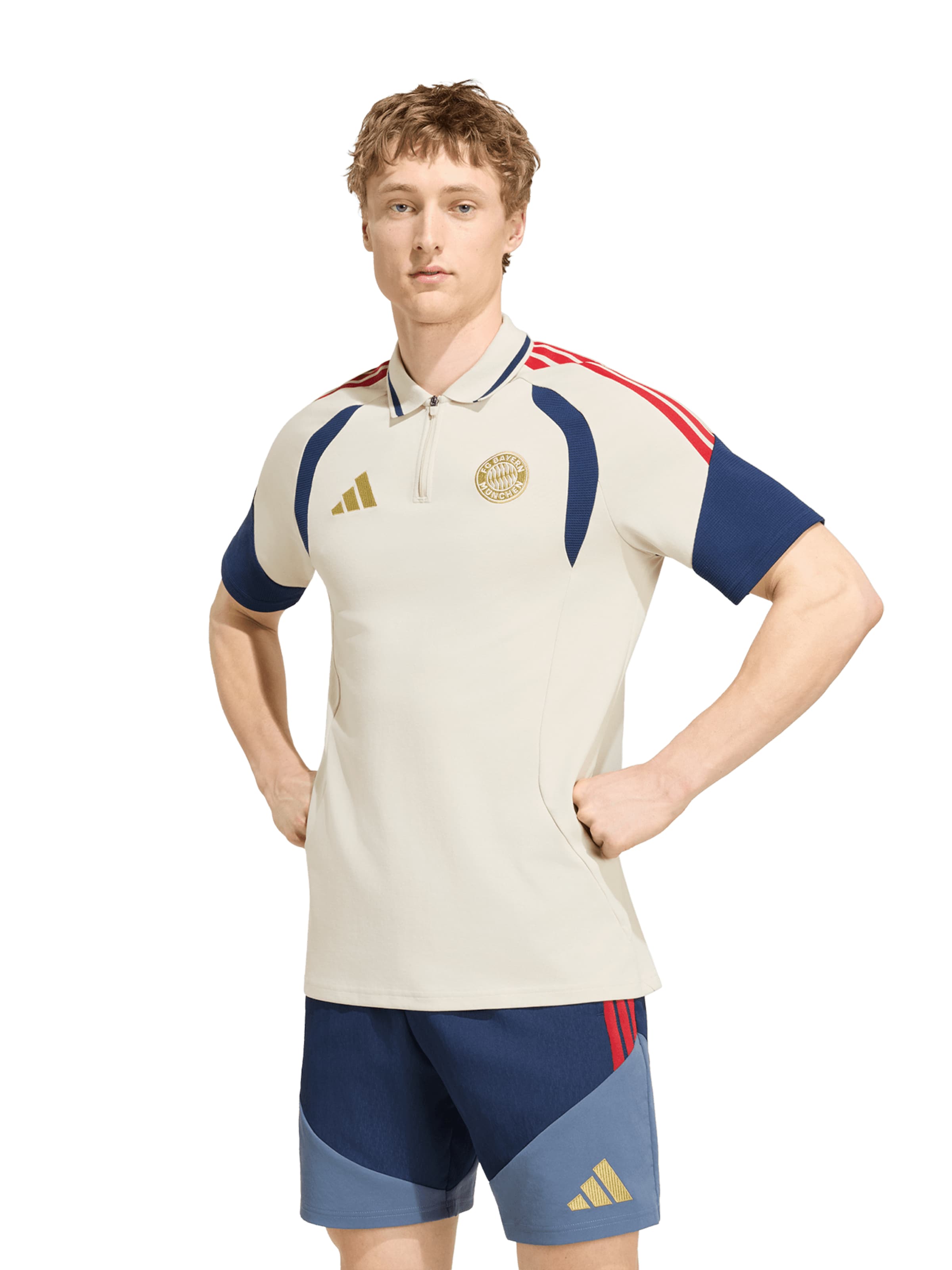 ADIDAS PERFORMANCE Shirt in White: front