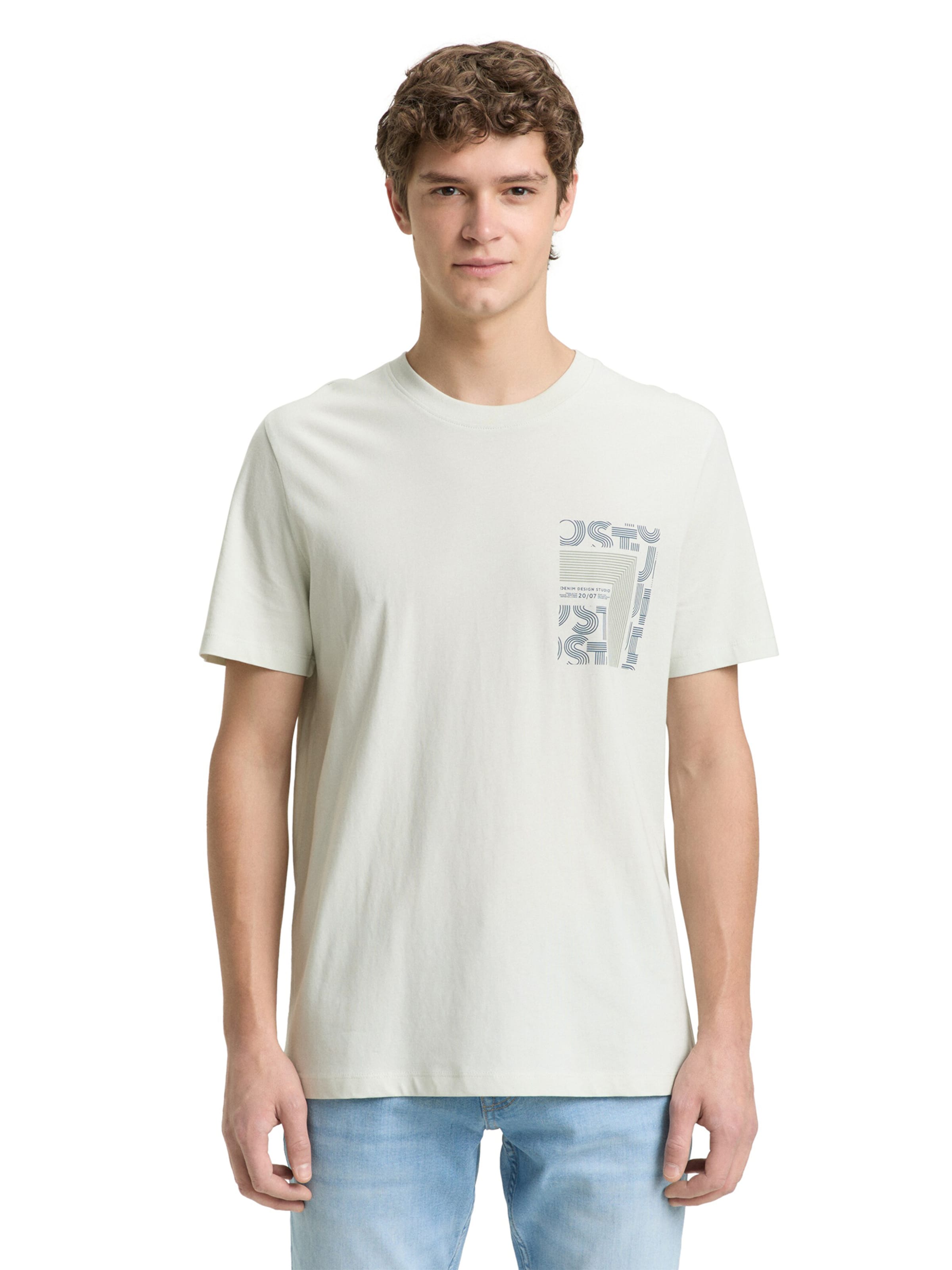 TOM TAILOR DENIM - Camiseta en verde: frente