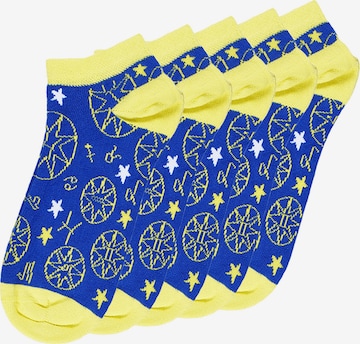 UNABUX Socks in Blue: front