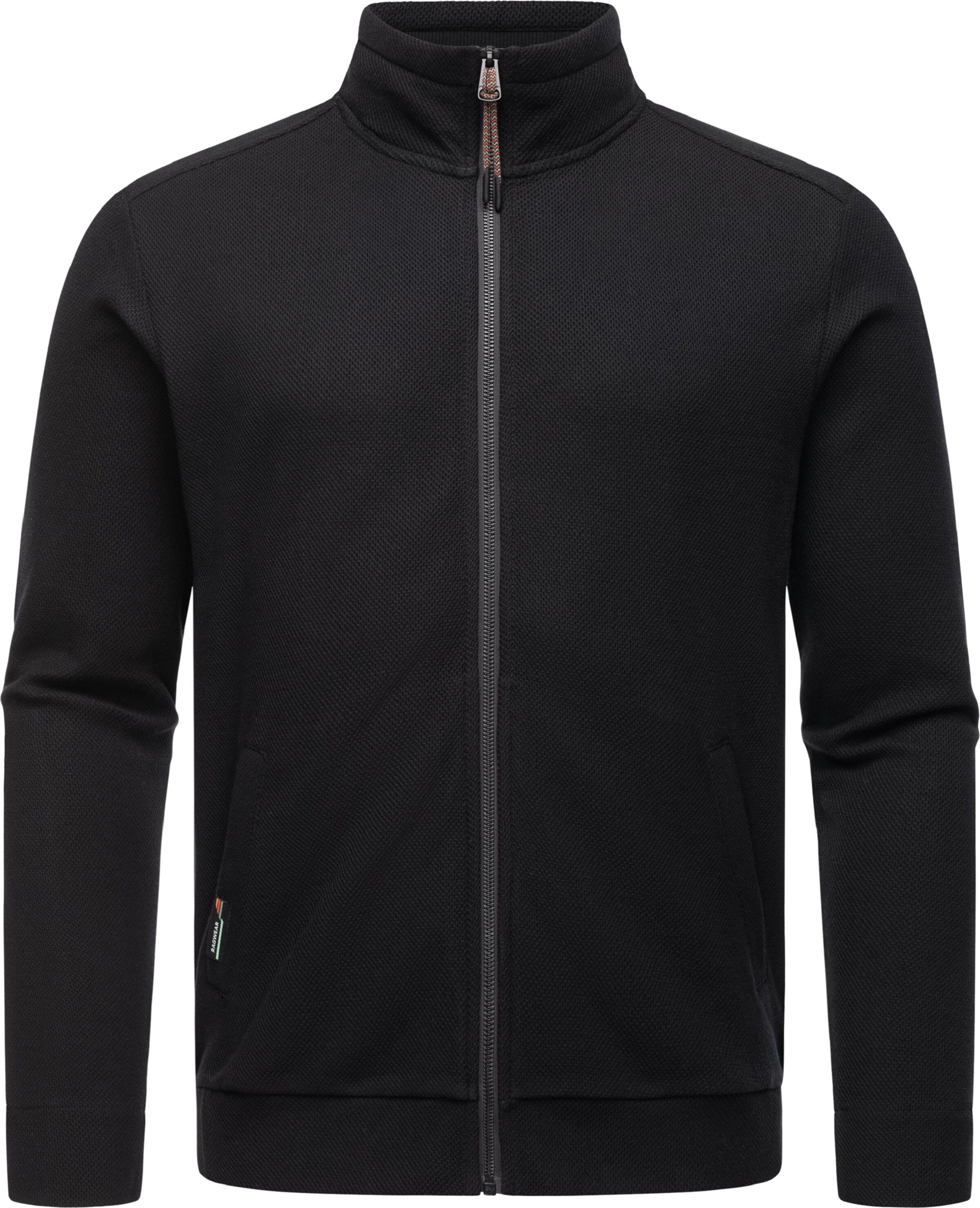 Ragwear Кофта на молнии 'Carlow' в Черный: спереди