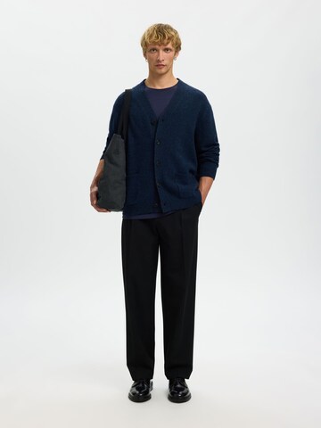 Vestes en maille SELECTED en bleu