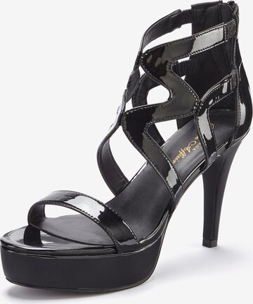 LASCANA Belle Affaire Sandals in Black: front