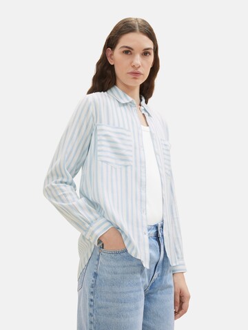 TOM TAILOR DENIM Blouse in Blauw