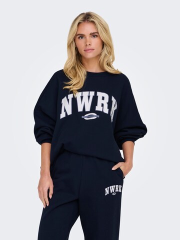 ONLY Sweatshirt 'ONLDeborah' in Blau: Vorderseite
