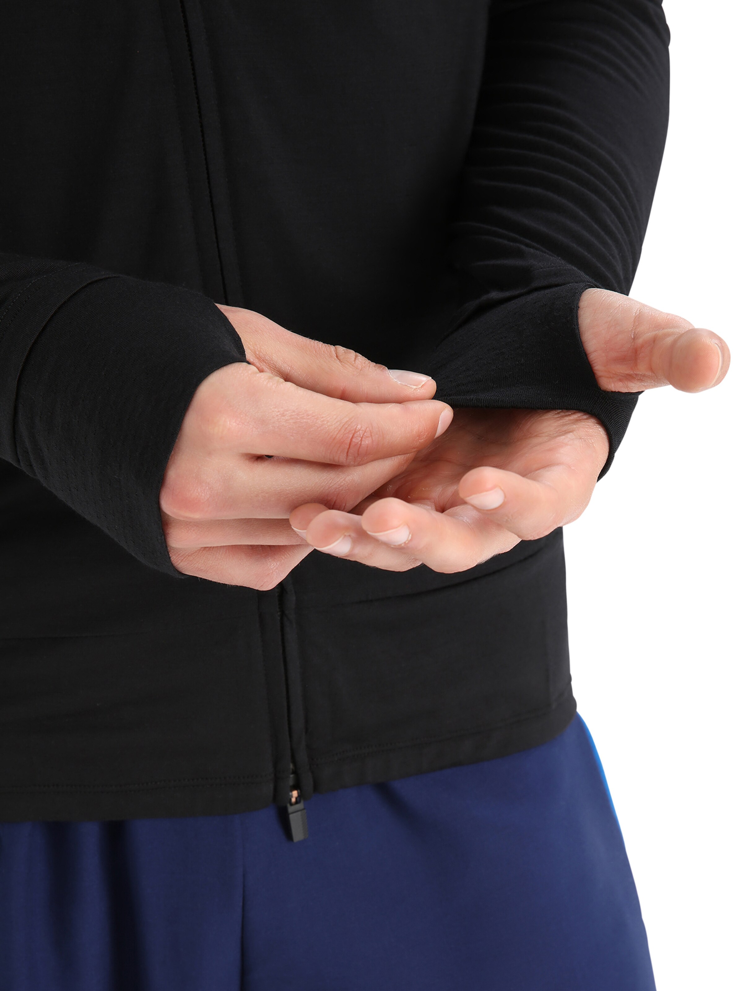 ICEBREAKERSportski gornji dio trenirke 'ZoneKnit' - crna boja