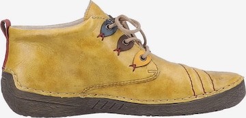 Rieker Lace-Up Shoes in Yellow