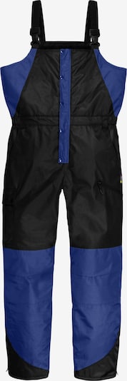 normani Pantalon outdoor ' Peak ' en bleu marine / jaune / rouge sang / noir / blanc, Vue avec produit