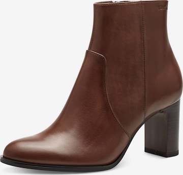 TAMARIS Ankle Boots in Brown: front