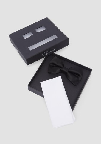 s.Oliver BLACK LABEL Vlinderdasje in Zwart