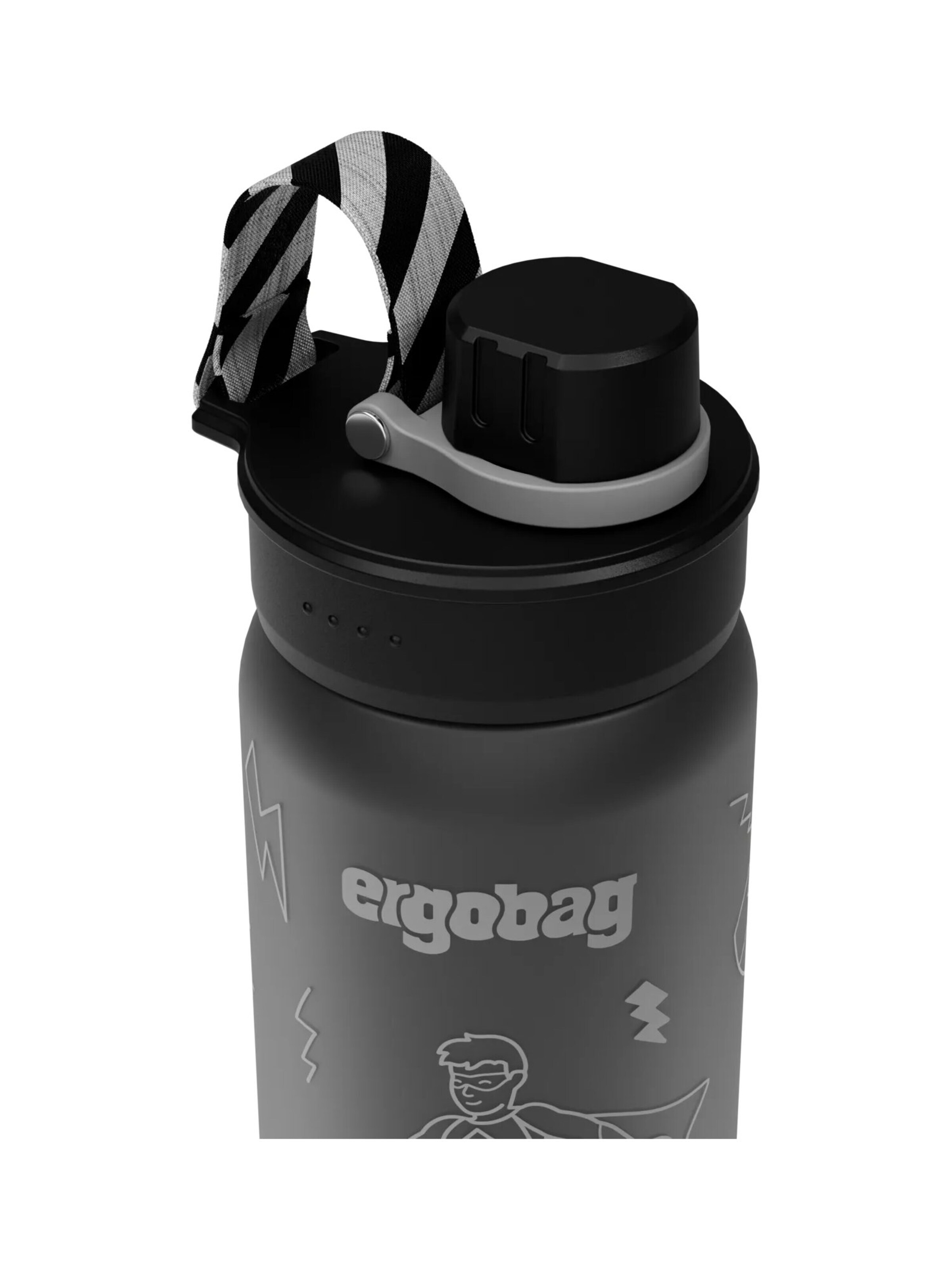 ergobag Trinkflasche 'Trinkflasche Trinkflasche'‌‌‌ in Schwarz