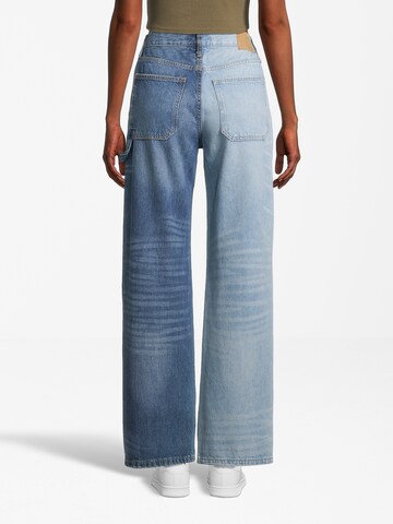 AÉROPOSTALE Wide Leg Jeans in Blau