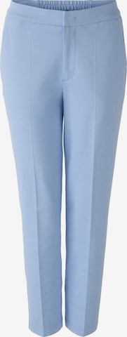 OUI Slim fit Pleated Pants ' FEYLIA ' in Blue: front