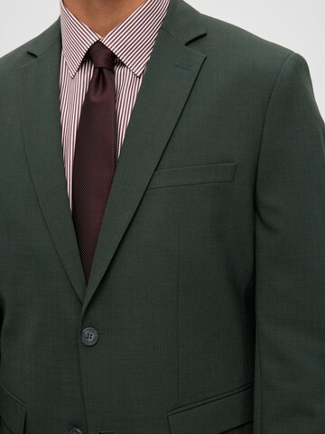 SELECTED HOMME Slim fit Colbert 'ELON' in Groen