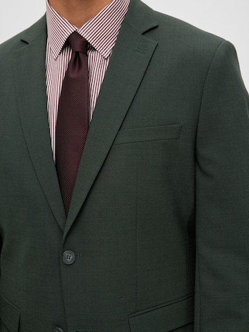 Coupe slim Veste de costume 'ELON' SELECTED HOMME en vert