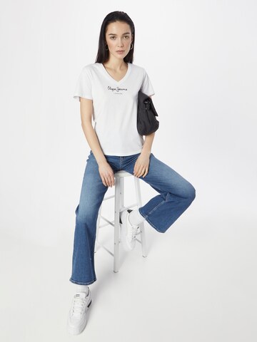 Pepe Jeans Μπλουζάκι 'WENDY' σε λευκό