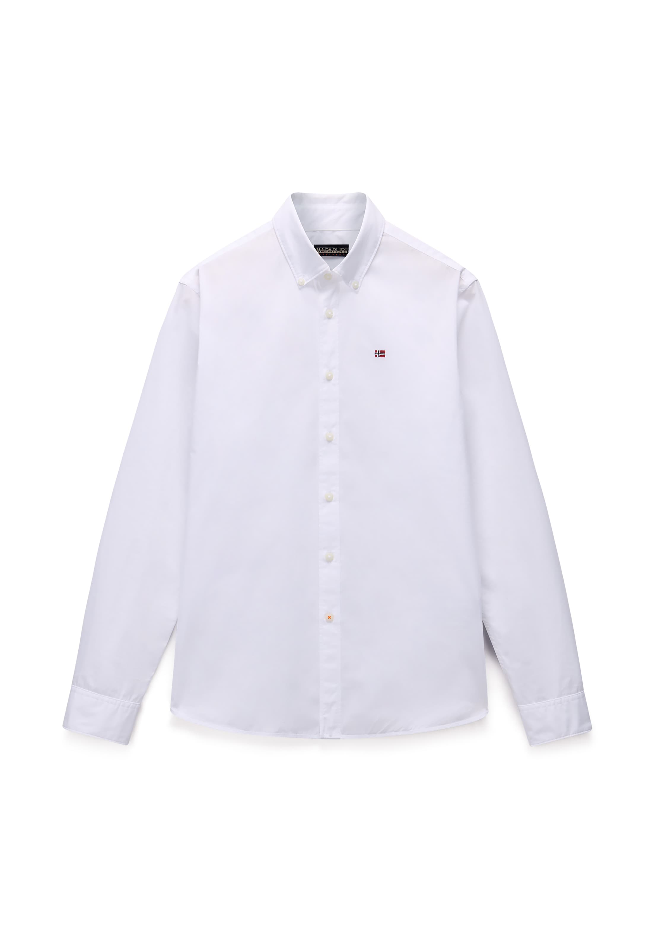 NAPAPIJRI Rovný strih Košeľa 'G-TERRA LS' - Biela: predná strana