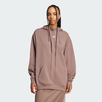 Felpa 'Essentials' di ADIDAS ORIGINALS in marrone: frontale