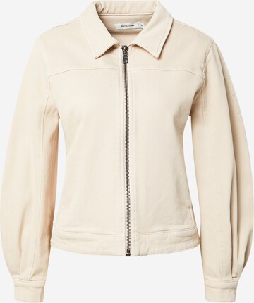 TOMORROW Between-season jacket 'Greta' in Brown: front