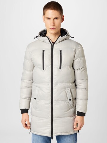 BRAVE SOUL Winter Jacket in Grey: front