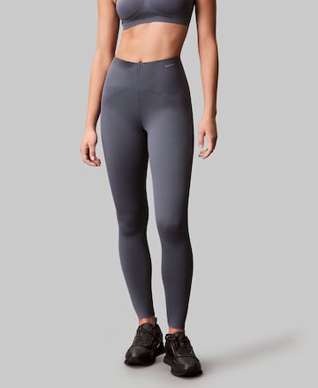Calvin Klein Sport Skinny Sportbroek in Grijs: voorkant