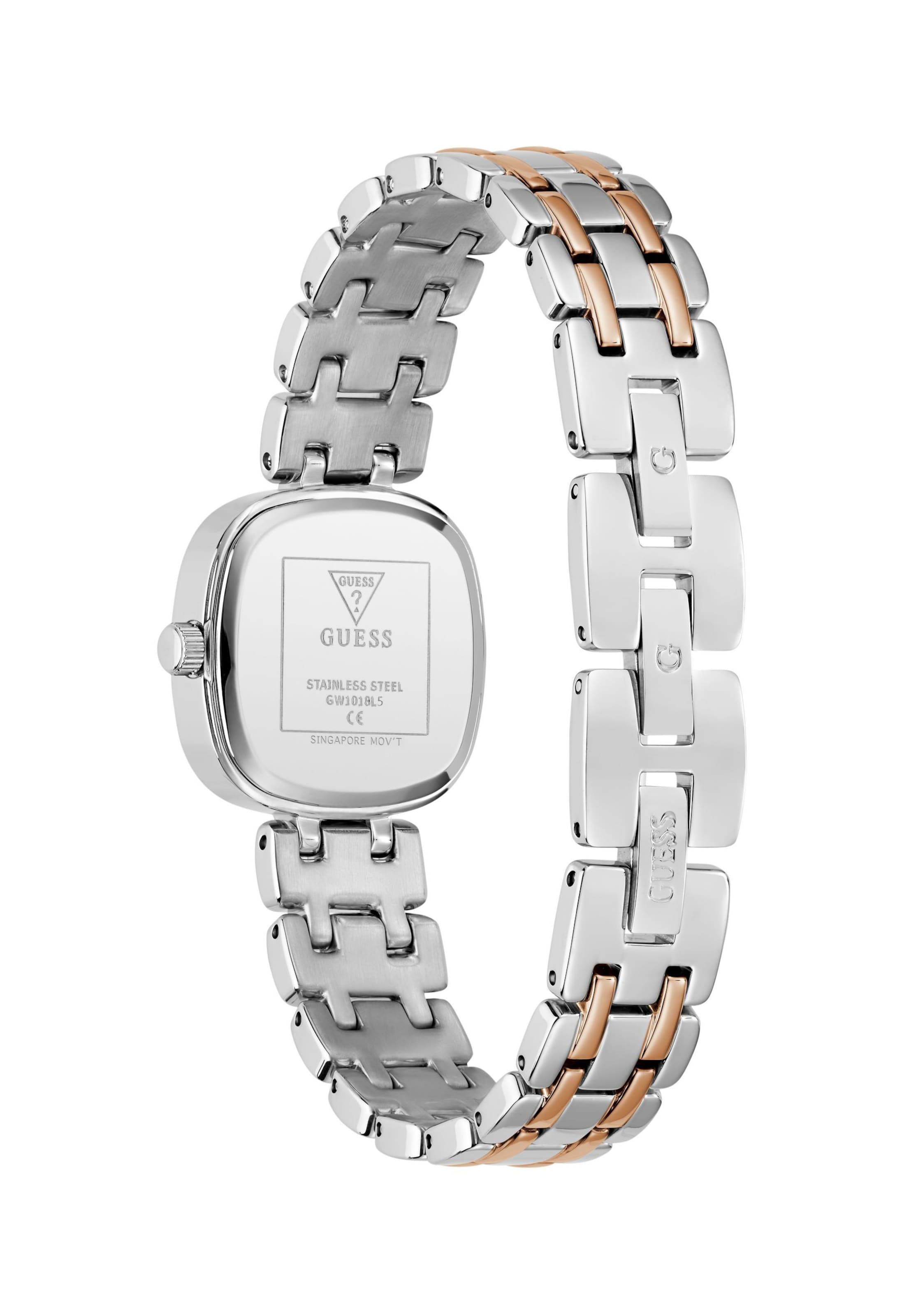 GUESS Analoog horloge ' HAZEL ' in Zilver