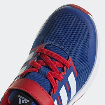 ADIDAS SPORTSWEAR Athletic Shoes 'Marvel Fortarun Spider-Man 2.0 Cloudfoam Lace Strap' in Blue