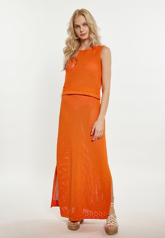 IZIA Top in Orange