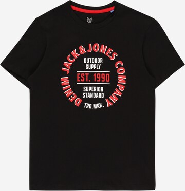 Jack & Jones Junior Shirt 'ANDY' in Zwart: voorkant