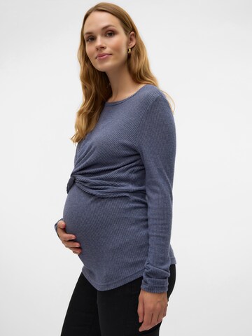 MAMALICIOUS Shirt 'MLANNETTE ' in Blau: Vorderseite