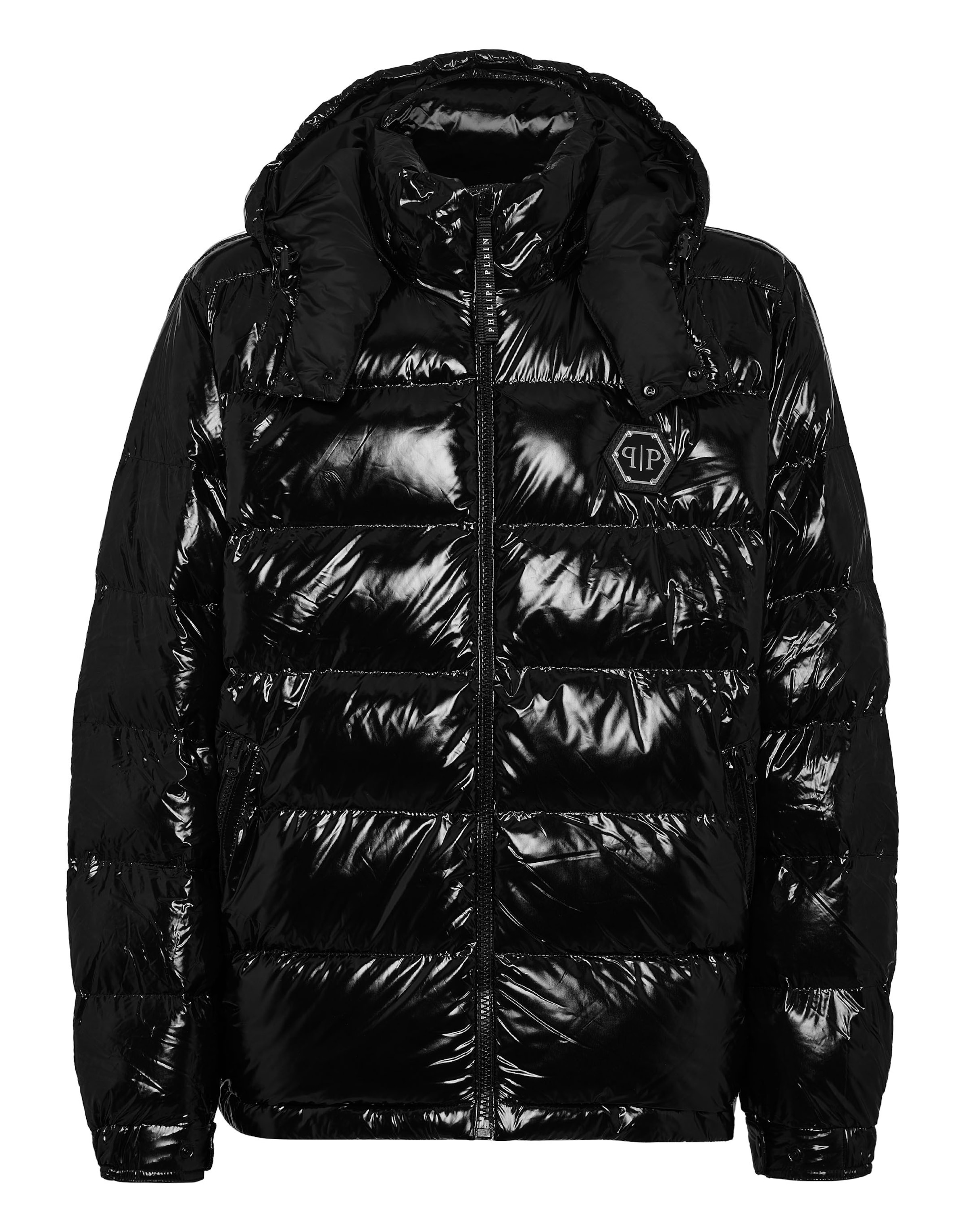 Giacca invernale Philipp Plein di colore nero, Visualizzazione prodotti
