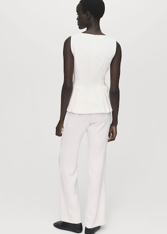 MANGO Top 'Naia-H' in Weiß
