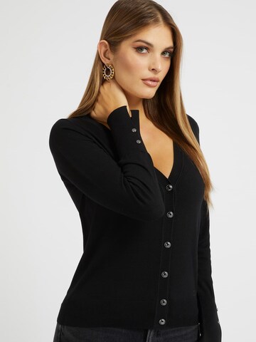 GUESS Strickjacke 'Zena' in Schwarz