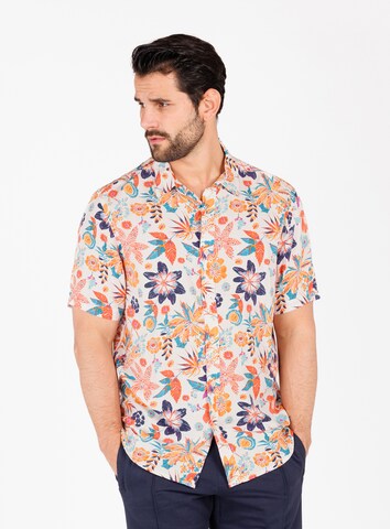 Key Largo - Ajuste regular Camisa 'Blast' en Mezcla de colores: frente