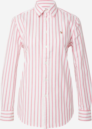 Polo Ralph Lauren Blouse in de kleur Lichtblauw / Bruin / Pink / Wit, Productweergave