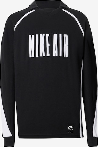 Nike SportswearSweater majica 'AIR' - crna boja: prednji dio