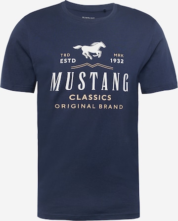 MUSTANG Shirt 'Alex' in Blue: front