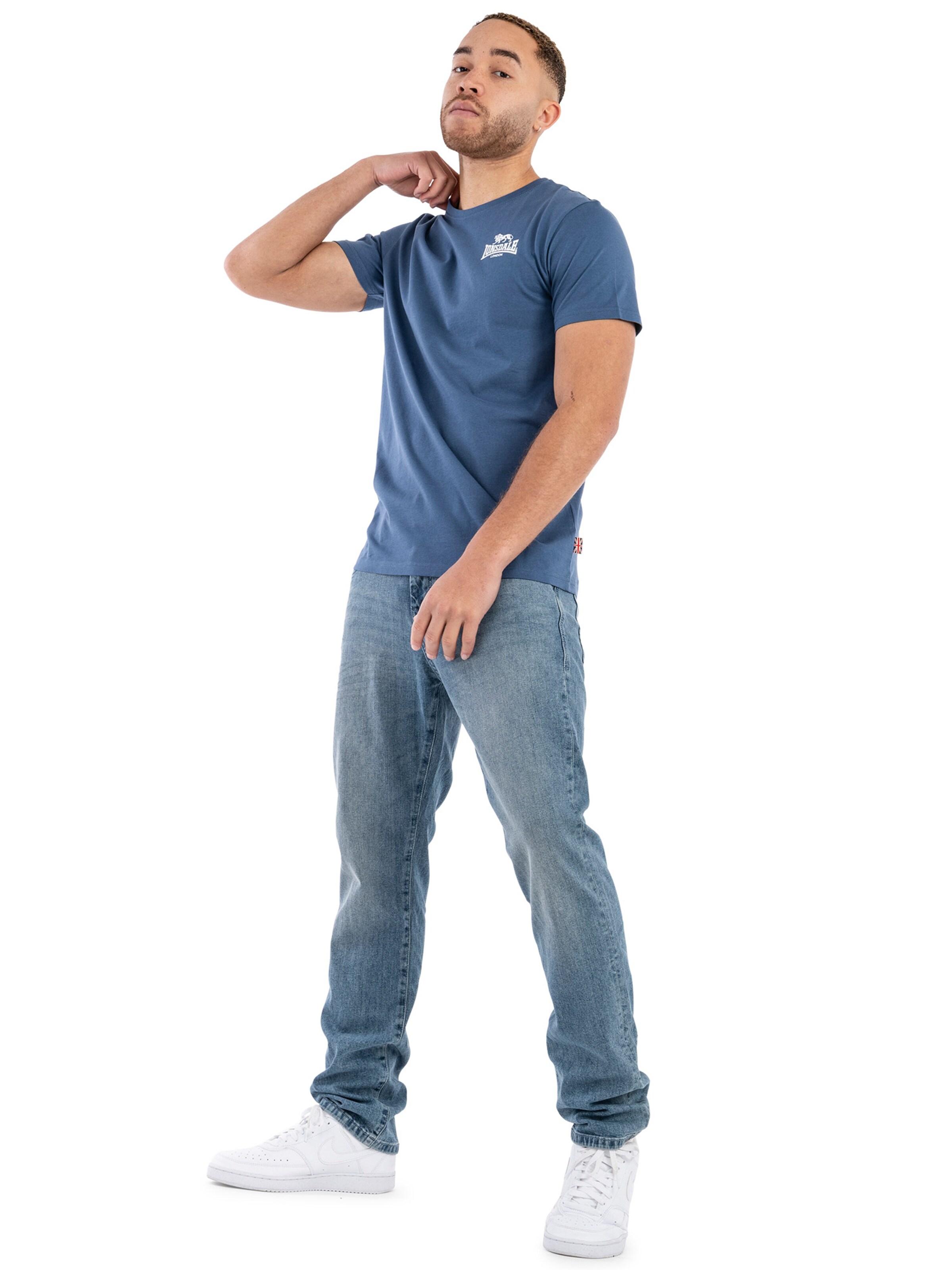 LONSDALE Koszulka 'Whiteness' w kolorze niebieski