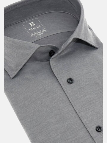 Boggi Milano Slim fit Button Up Shirt in Grey