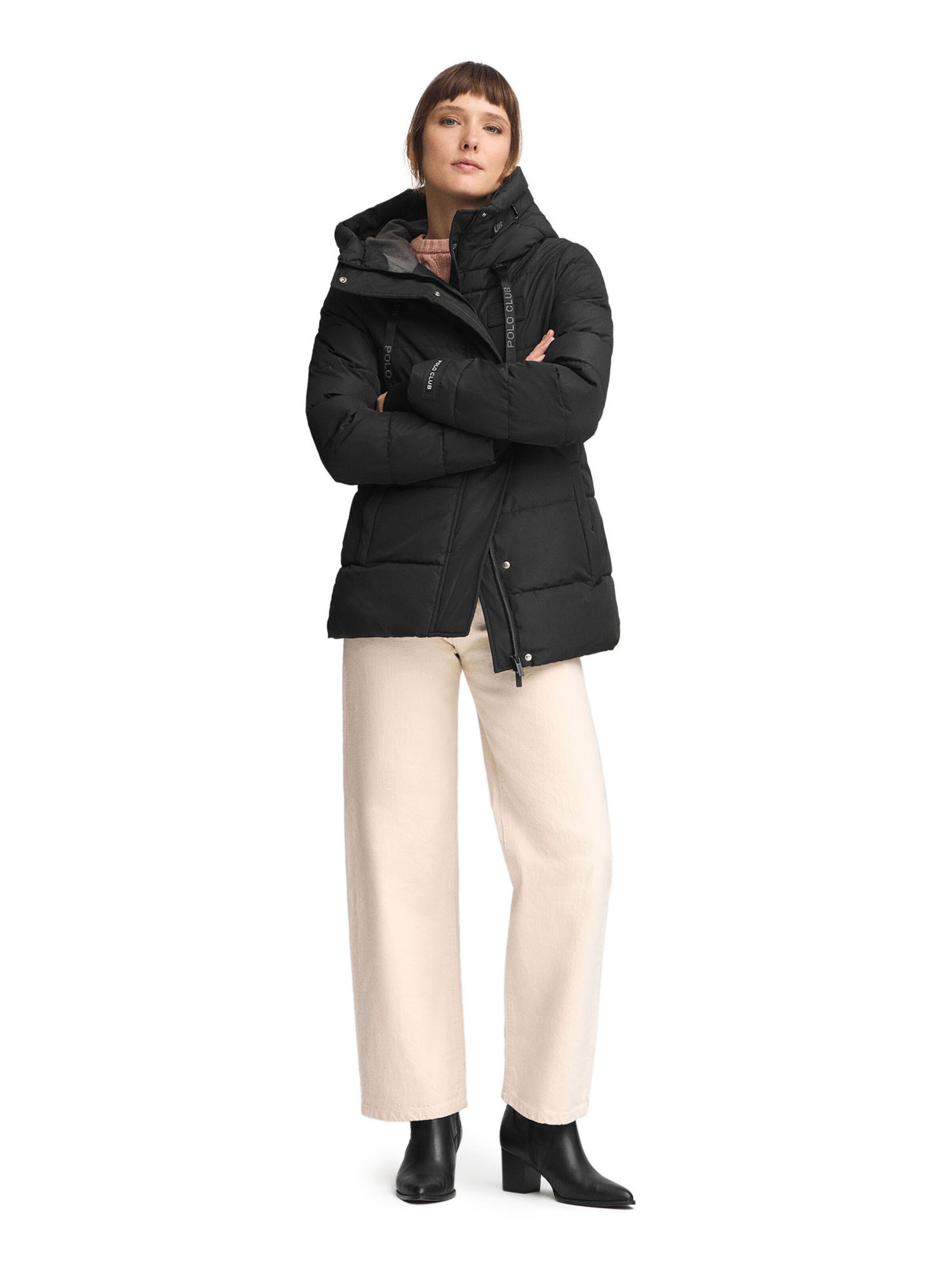 Polo Club Steppjacke in Schwarz