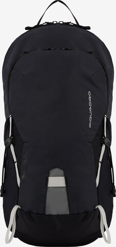 Piquadro Backpack 'Foldable' in Black: front